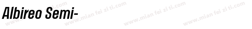 Albireo Semi字体转换